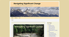 Desktop Screenshot of navigatingsignificantchange.com