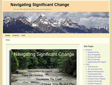 Tablet Screenshot of navigatingsignificantchange.com
